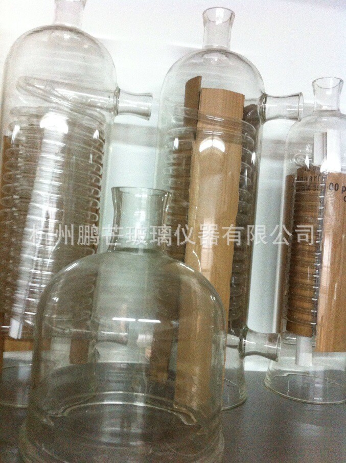 玻璃盤管冷凝器0.1-3平方。可多節串聯，玻璃列管冷凝器2-20平方工廠,批發,進口,代購