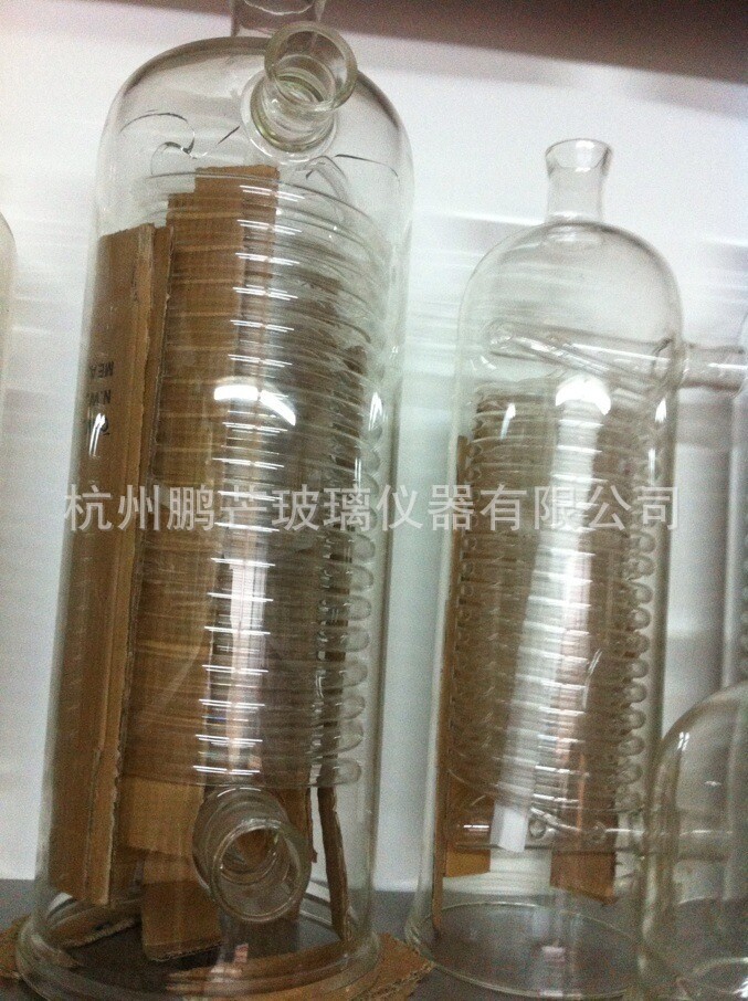 玻璃盤管冷凝器0.2-3平方。可多節串聯，玻璃列管冷凝器2-20平方工廠,批發,進口,代購