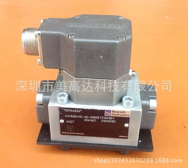 原裝力士樂 rexroth 4WS2EM10 45/45B3ET315K8EV 雙噴檔伺服閥工廠,批發,進口,代購