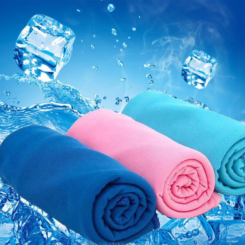 熱賣夏季防暑神器冰涼毛巾 神奇速冷 冰涼巾 100%冷感絲冰巾批發工廠,批發,進口,代購