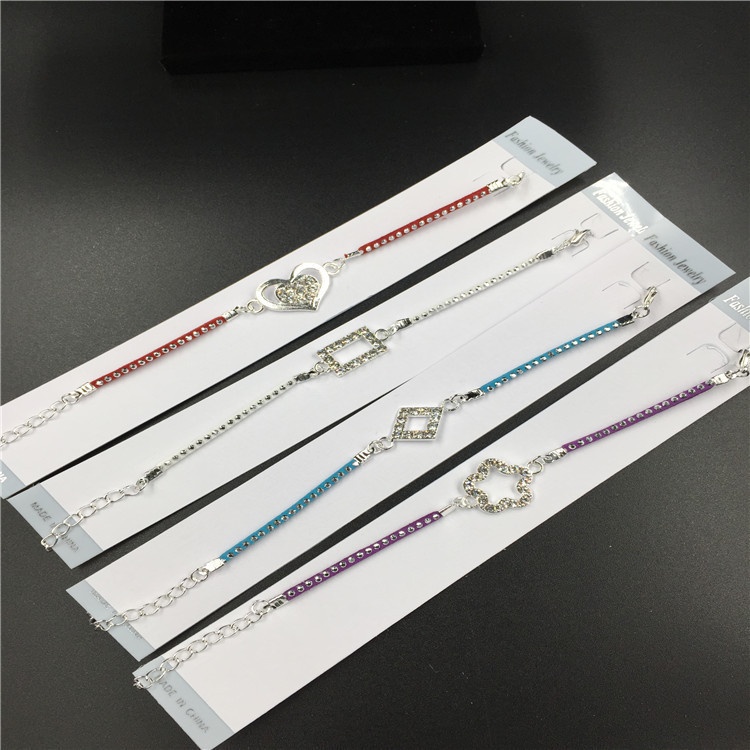 燙鉆女手鏈 合金鑲鉆手飾品 韓版飾品女士首飾學生小禮品批發工廠,批發,進口,代購