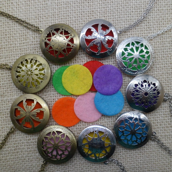 aromatherapy locket 歐美鏤空相盒吊墜 可打開香水項鏈多款可選批發・進口・工廠・代買・代購