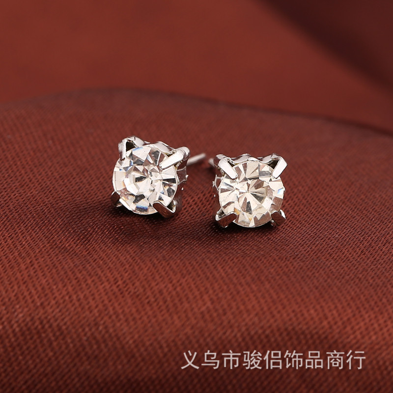 新款 太陽四抓水鉆耳釘 供應女士爆款廠傢直銷工廠,批發,進口,代購