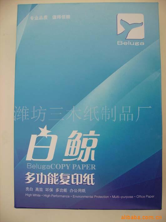 紙業/辦公用紙/打印紙,復寫紙,白鯨靜電復印紙A4工廠,批發,進口,代購