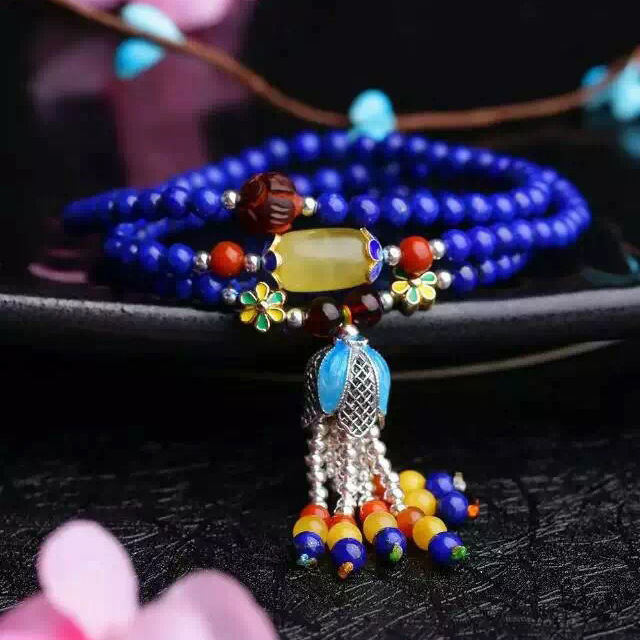 手鏈 正品寶石青金石石榴石小葉紫檀 串珠配飾水晶寶石手飾批發工廠,批發,進口,代購