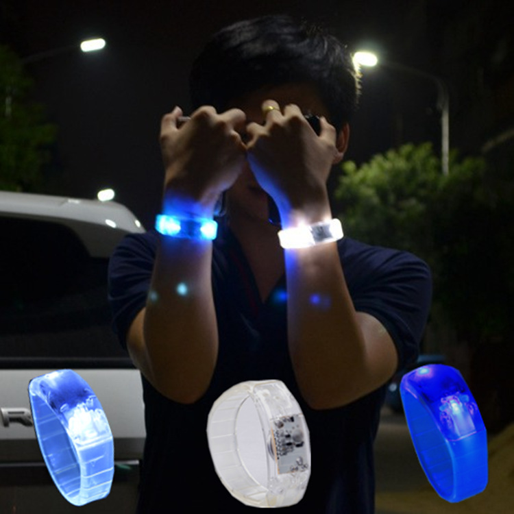 LED發光聲控手環 夜光手環 發光手環 助威道具 發光夜光手工廠,批發,進口,代購