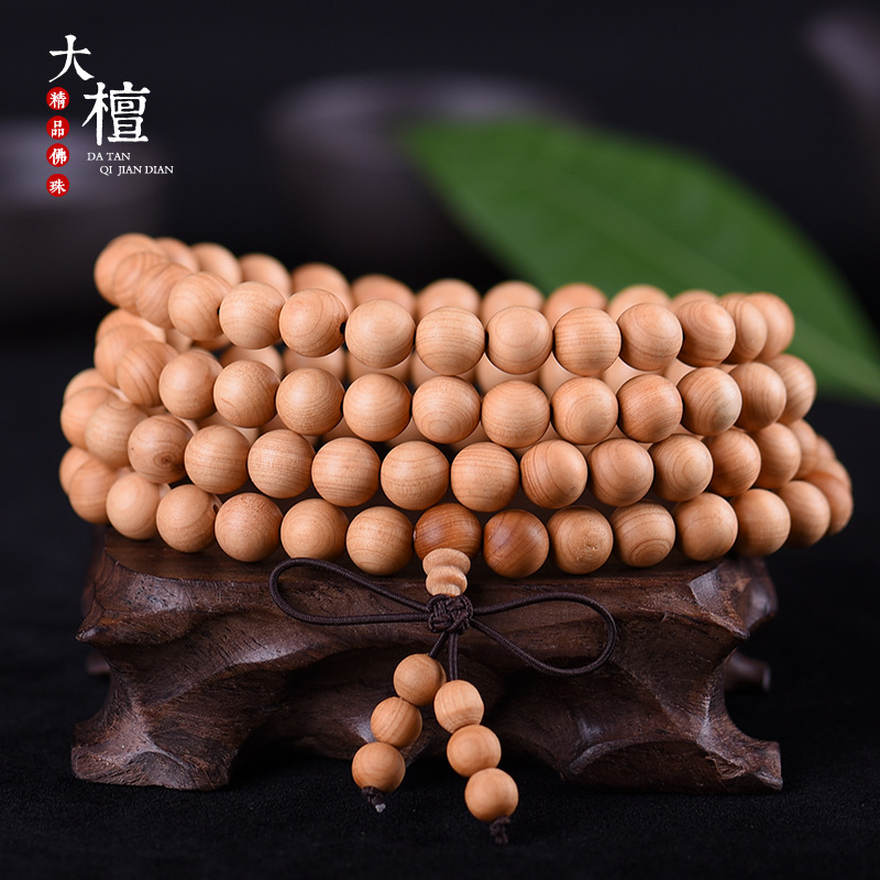 大檀 千年崖柏手串8mm 太行崖柏素珠 高油性 佛珠手鏈女批發工廠,批發,進口,代購