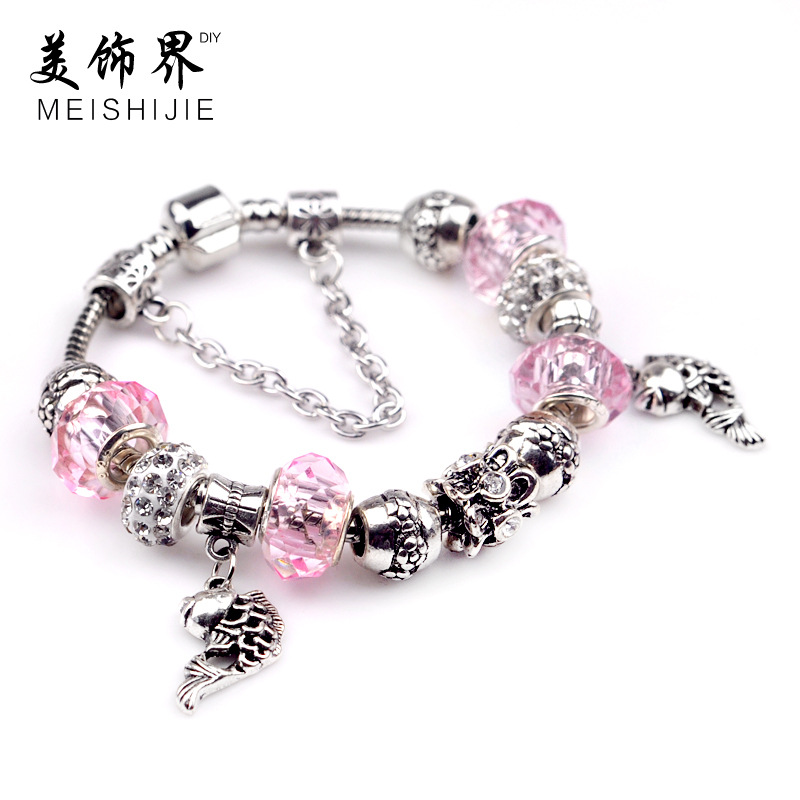 浦朵拉風格手鏈 女士水晶手鏈 義烏飾品 水鉆飾品 女生飾品工廠,批發,進口,代購