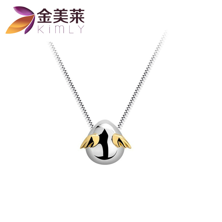 天使蛋S925銀項鏈女 鎖骨鏈配飾吊墜甜美日韓國歐美新品 廠傢批發工廠,批發,進口,代購
