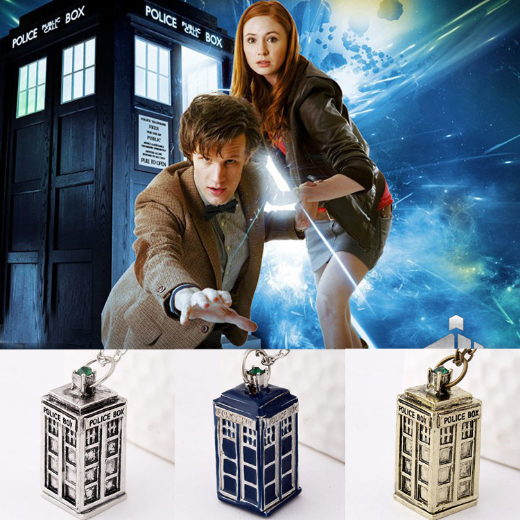 神秘博士 Doctor Who樓房電話亭項鏈 Police box歐美影視周邊項飾批發・進口・工廠・代買・代購