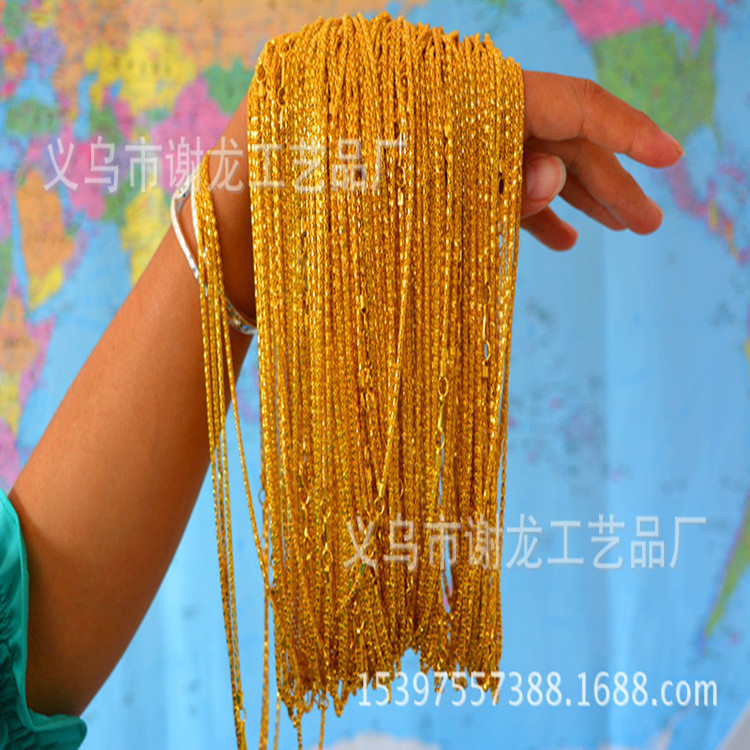 倒插禮品首飾廠傢批發 漂啃 江湖地攤贈送飾品 苗銀玉米空心項鏈工廠,批發,進口,代購