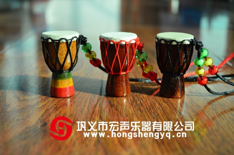 特價 非洲鼓掛件 非洲手鼓項鏈飾品 特色禮品 實木製作 羊皮縫製工廠,批發,進口,代購