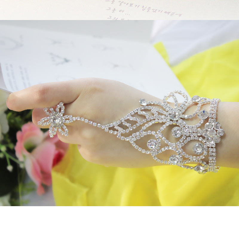 2014新款韓版飾品 時尚五角星水鉆手鏈 手飾批發 支持混批C4-14批發・進口・工廠・代買・代購