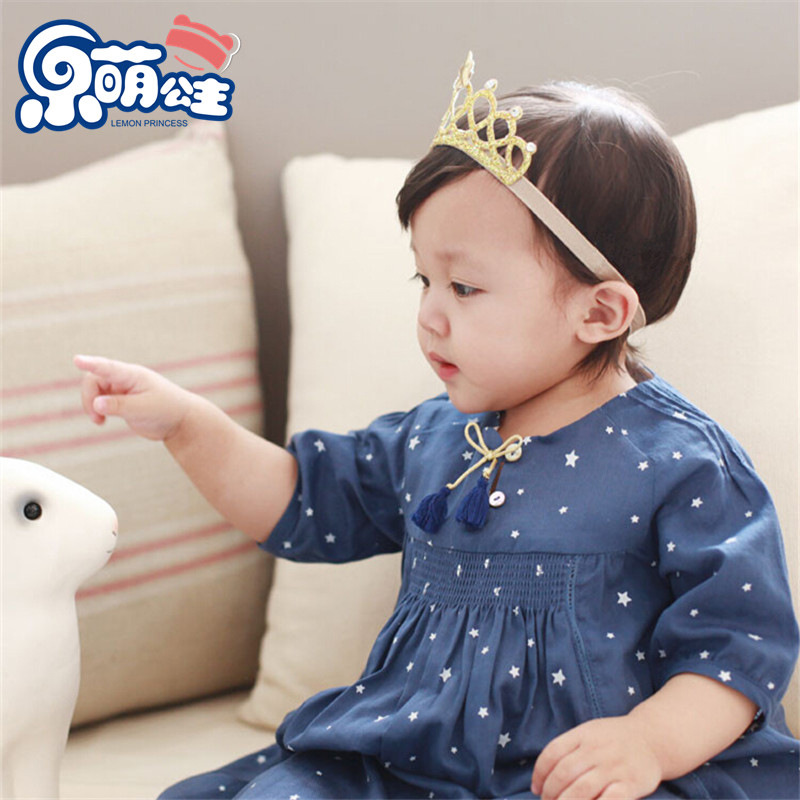韓國新款兒童發帶  速賣通熱銷寶寶發飾 嬰兒發帶批發皇冠發帶工廠,批發,進口,代購
