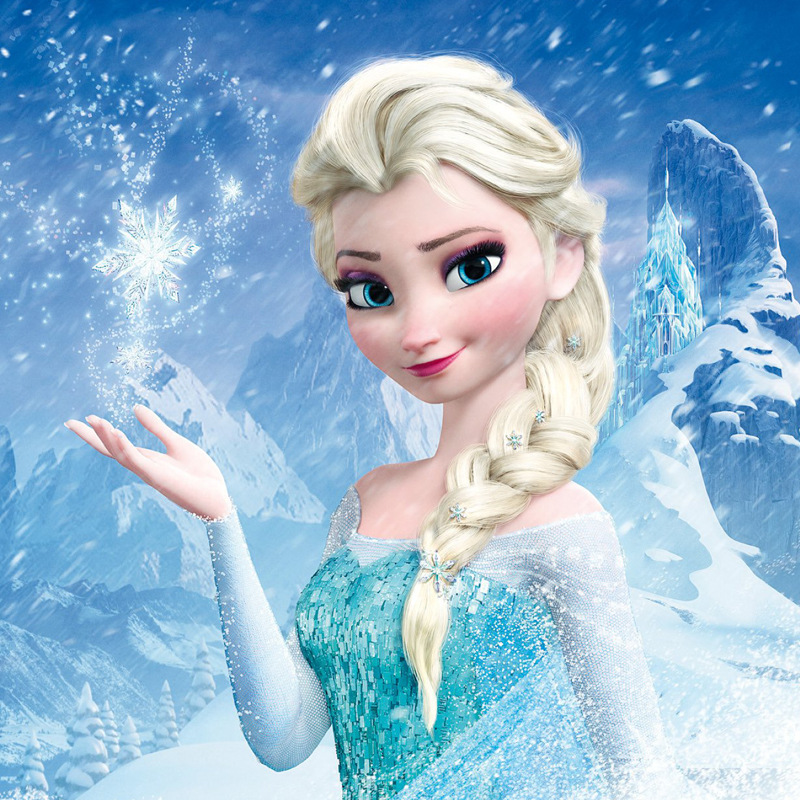 冰雪奇緣大冒險Elsa 動漫cosplay假發造型 盤發辮子假發 廠傢定製批發・進口・工廠・代買・代購