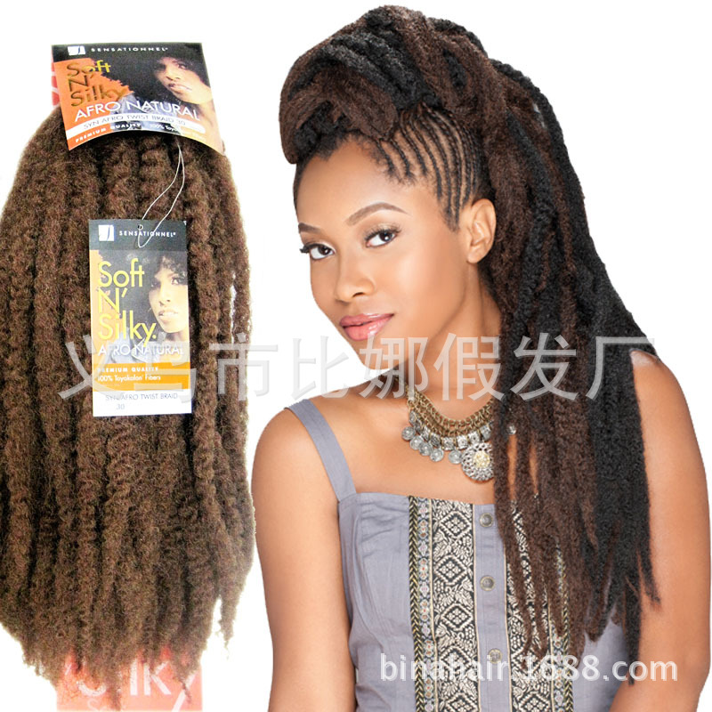 比那假發廠供應AFRO TWIST BRAID 18英寸黑人marley臟辮假發工廠,批發,進口,代購