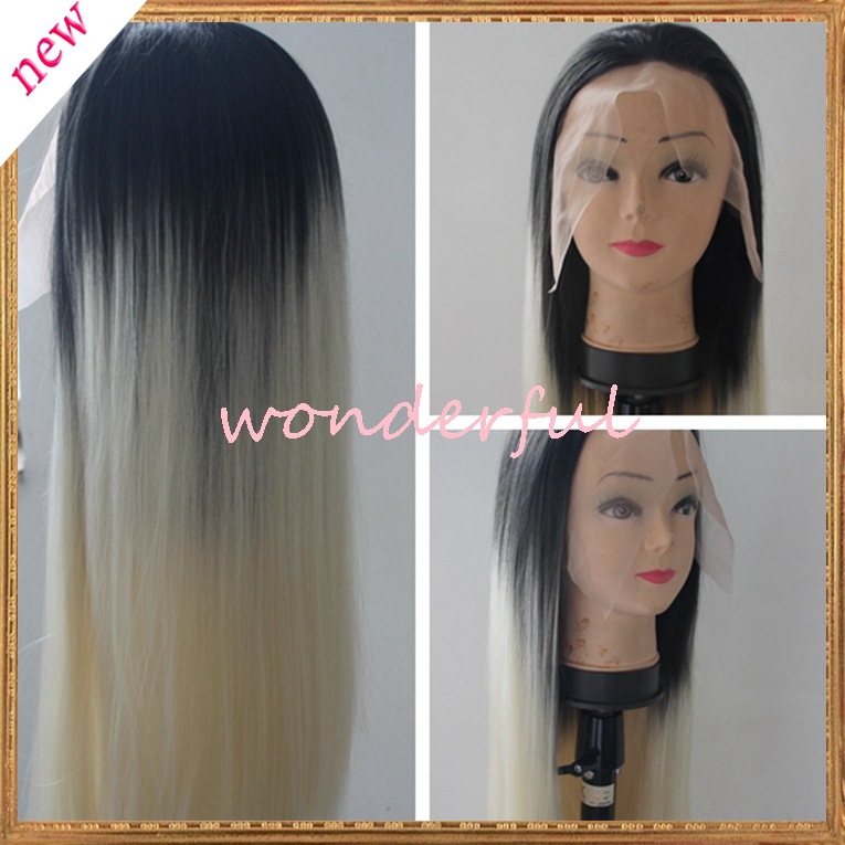 歐美流行 手鉤蕾絲假發 front lace wig 歐美流行 化纖假發頭套工廠,批發,進口,代購