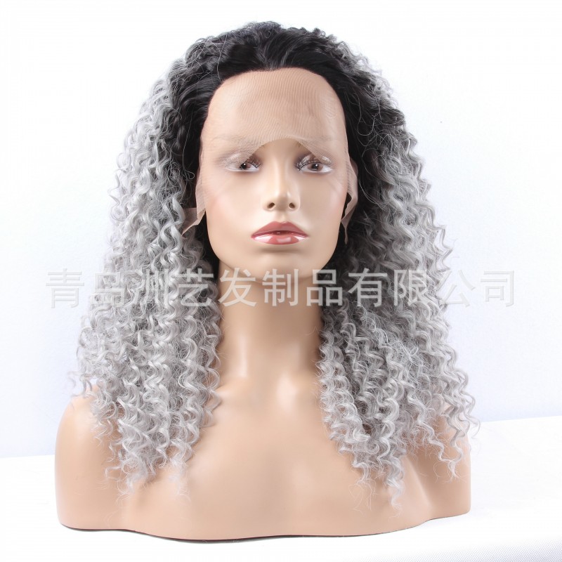 化纖前蕾絲頭套 化纖假發 非洲小曲 8-30英寸 synthetic wig kkc工廠,批發,進口,代購