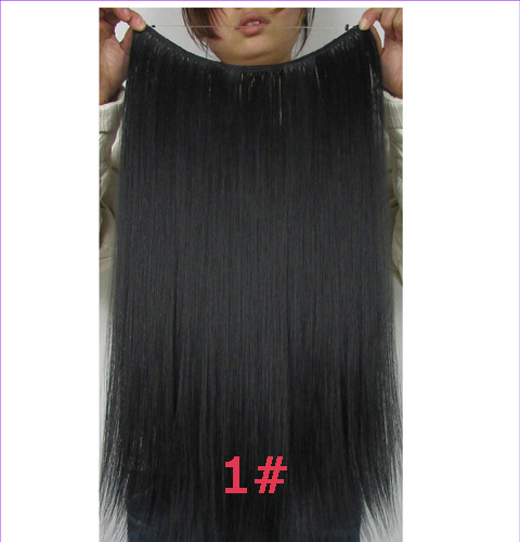 廠傢直銷flip in synthetic hair 魚線發接發片高溫絲一片式假發工廠,批發,進口,代購