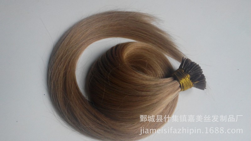 廠傢批發假發 真人發棒棒發I tip hair human hair歐美接發可定做工廠,批發,進口,代購