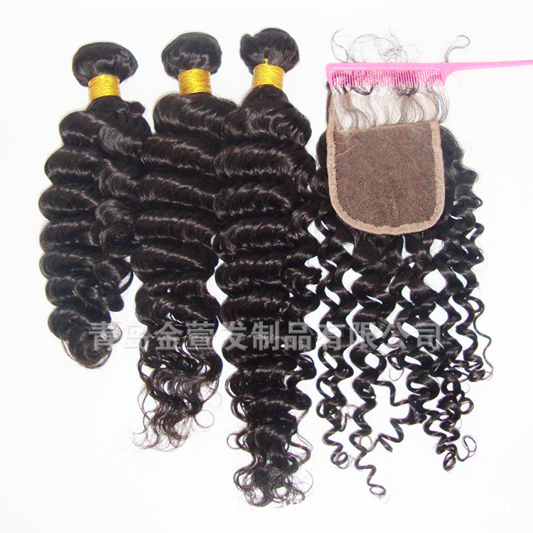 dropshipping 5A human hair deep wave 發簾hair weft 可做接發工廠,批發,進口,代購