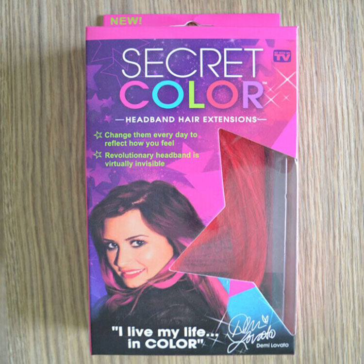 2015新款TV熱銷secret color 彩色假發 彩色假發片 廠傢直銷工廠,批發,進口,代購