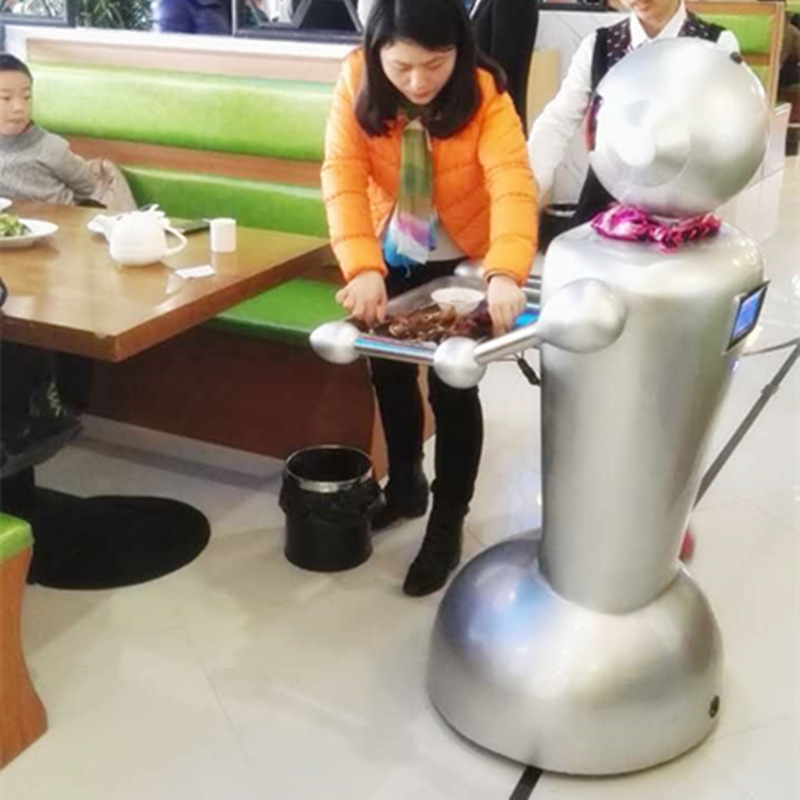 智能送餐萌娃機器人可用於餐廳 酒店 年會 車展工廠,批發,進口,代購