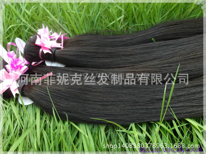 synthetic hair weave 可定製黑色棕色化纖發簾直發發片100g現貨工廠,批發,進口,代購