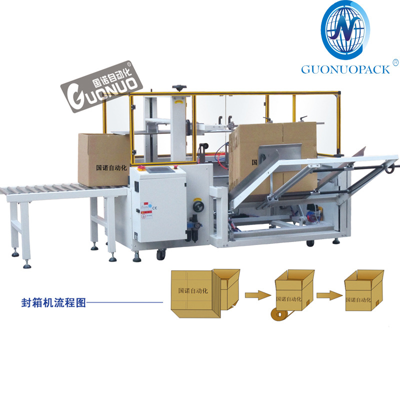 供應全自動開箱封底機  立式高速開箱封箱一體機 紙箱成型封底機批發・進口・工廠・代買・代購