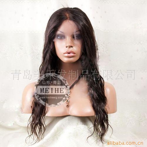 in stock full lace wig LS-011 真發斜劉海時尚假發 蕾絲頭套工廠,批發,進口,代購