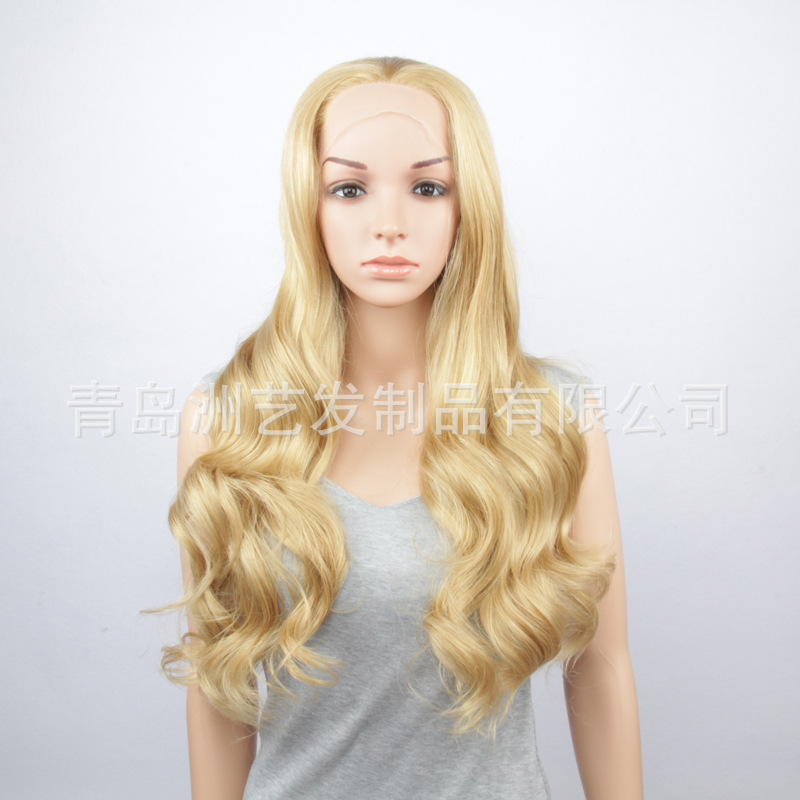 化纖前蕾絲 假發頭套 熱銷款工廠直銷 synthetic lace front wig批發・進口・工廠・代買・代購