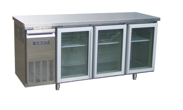 芙蓉F1-GGABD1575商用冰箱1.5M冷藏玻璃門工作臺商用酒店廚房設備批發・進口・工廠・代買・代購