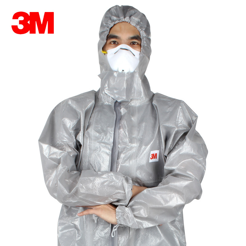 3M 4570防護服防粉塵有害顆粒物防靜電微生物化學品噴淋防化服工廠,批發,進口,代購