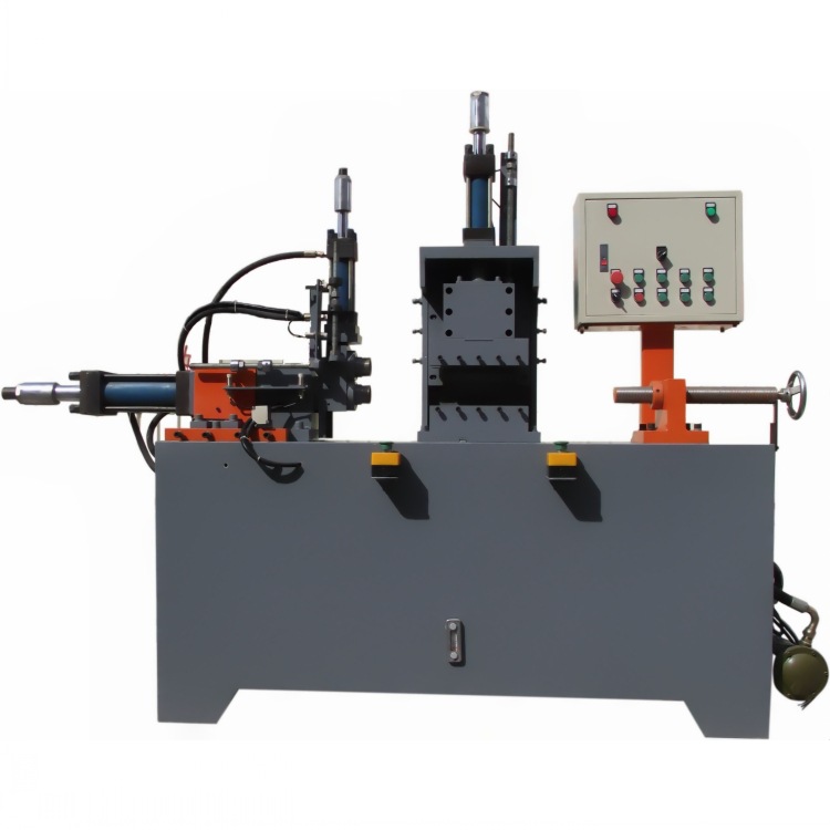 兩次成型雙工位管端自動打壓頭機機械設備擴口打頭鐵管機縮管機工廠,批發,進口,代購