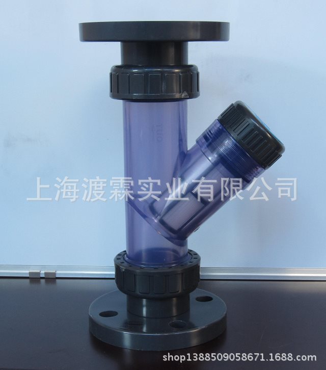 廠傢供應UPVC/DIN/SCH80法蘭式Y型過濾器 可解決不同標準方案工廠,批發,進口,代購