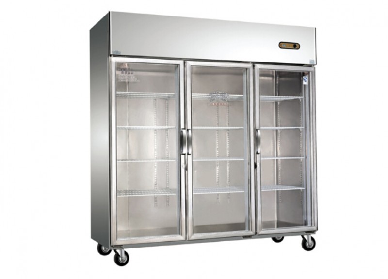 奧華立 D1.6L3廚櫃雙機（三玻璃門）酒店冰箱 超市冰箱雙玻璃門工廠,批發,進口,代購