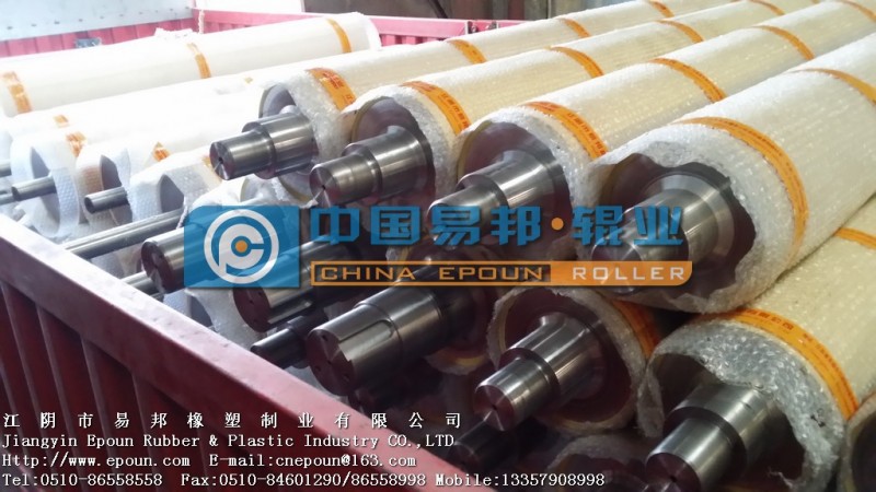江蘇江陰市易邦公司專業生產木塑機械設備優質橡膠輥工廠,批發,進口,代購
