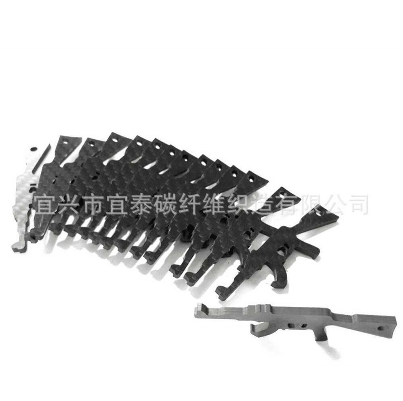 碳纖維工藝品 CNC雕刻 船錨 AK47 匕首 虎指 自行車 掛飾可定製批發・進口・工廠・代買・代購