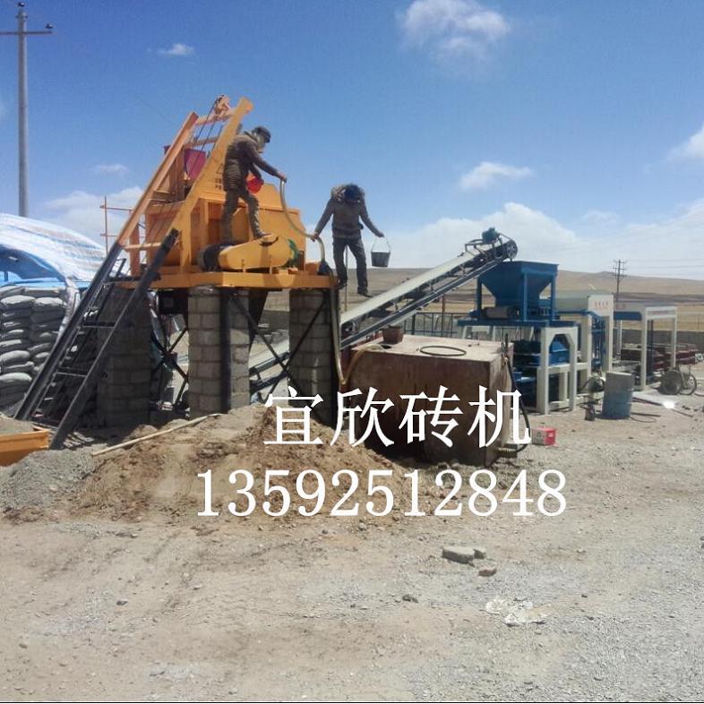 墨西哥環保磚機生產廠傢/建築垃圾製磚機 佈料均勻工廠,批發,進口,代購