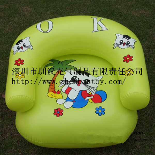 生產定製環保PVC兒童充氣沙發 充氣坐椅 卡通動物單人沙發批發・進口・工廠・代買・代購