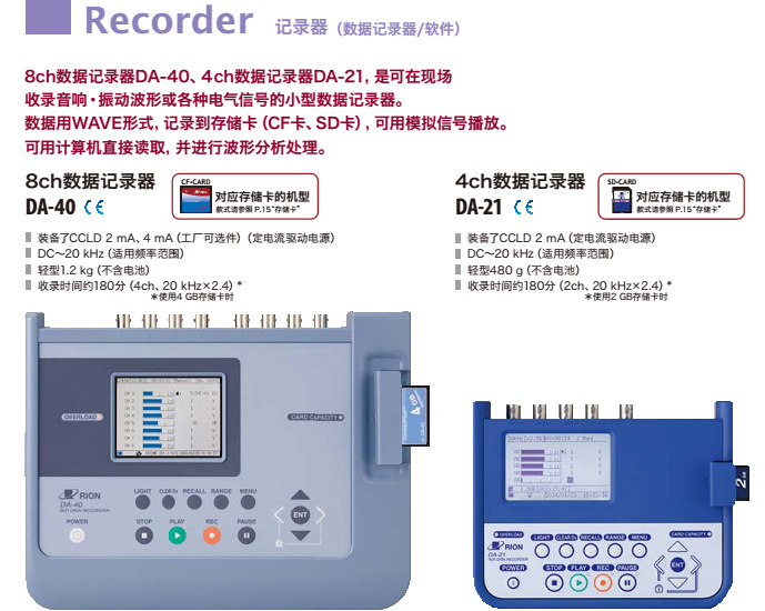 理音RION 數據 等級 記錄器 2ch 4ch 打印機工廠,批發,進口,代購