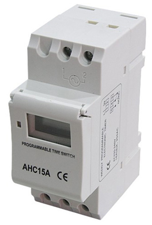廠傢直銷 AHC15A工業定時器 電子計時器 導軌安裝計時器 時空開關批發・進口・工廠・代買・代購