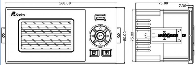 杭州燁立工控YLR6000彩屏小型無紙記錄機批發・進口・工廠・代買・代購