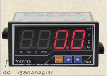 YOTO 北崎 DU4單相真有效值電流表/電壓表 上下限繼電器報警輸出批發・進口・工廠・代買・代購