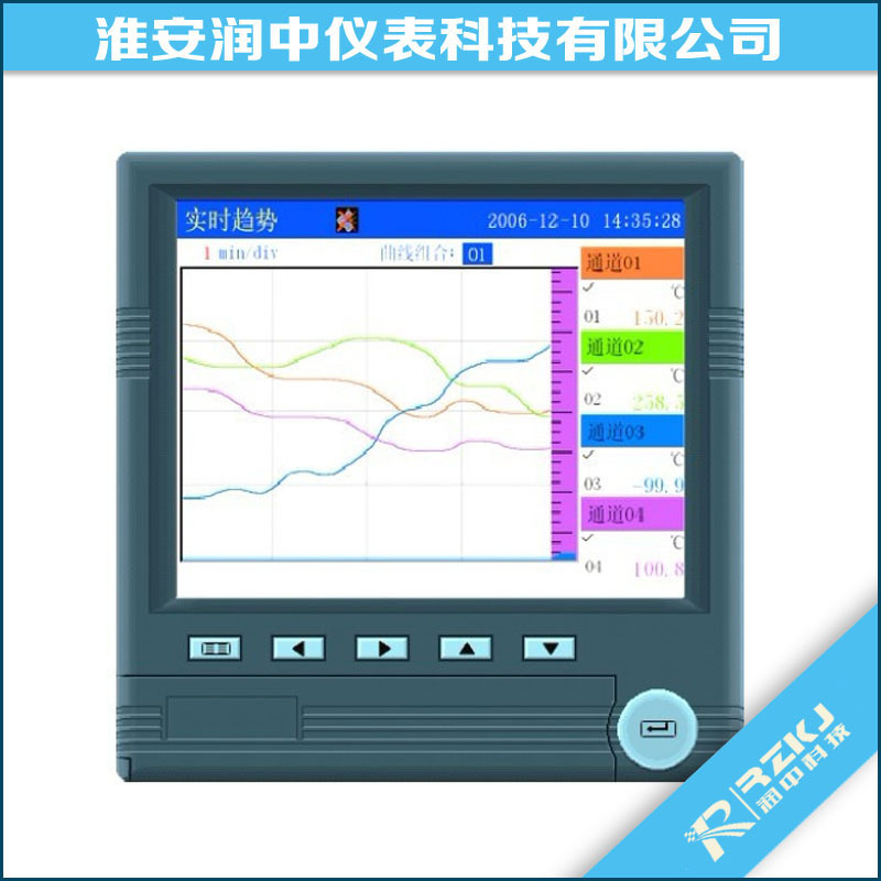 RZ-R3000彩屏溫度無紙記錄機批發・進口・工廠・代買・代購