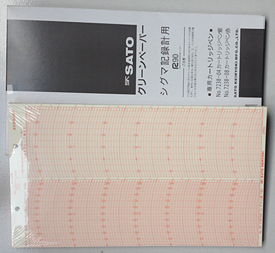 批發日本SAT0溫濕度記錄機7210-00專用記錄紙  記錄筆批發・進口・工廠・代買・代購