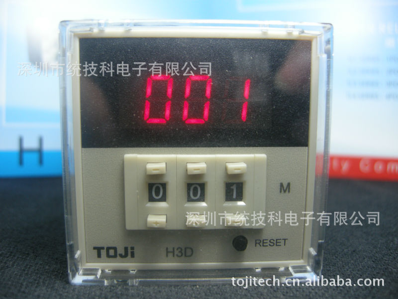 廠傢直銷 臺灣TOJI數顯繼電器 H3D 數字設定及顯示限時繼電器工廠,批發,進口,代購
