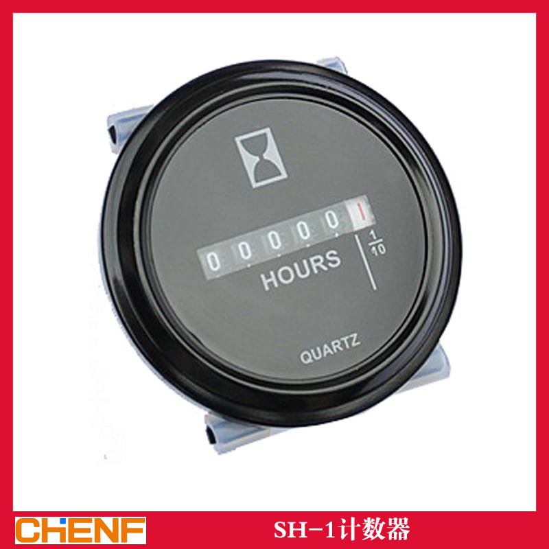 直銷SH-1型石英電子全密封式計時器汽車機表計時器 24V直流累時器工廠,批發,進口,代購