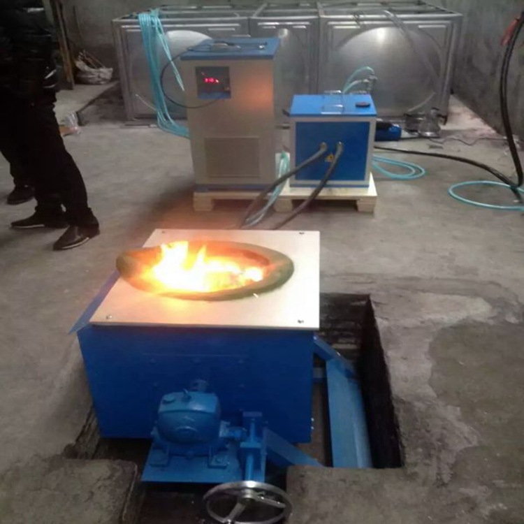 溫州廠傢直銷中頻爐熔煉爐 50公斤坩堝熔銅爐 品質保證批發・進口・工廠・代買・代購