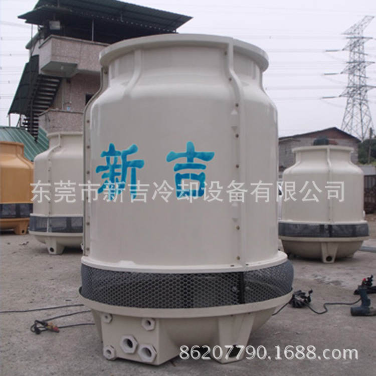 銷售工業冷卻塔/圓形冷卻水塔/新吉標準型/普通型10T冷卻塔批發・進口・工廠・代買・代購